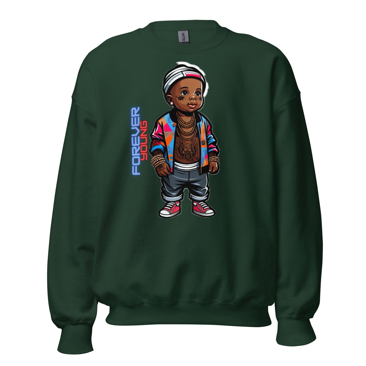 Forever Young by Amagiri Young Unisex Sweatshirt