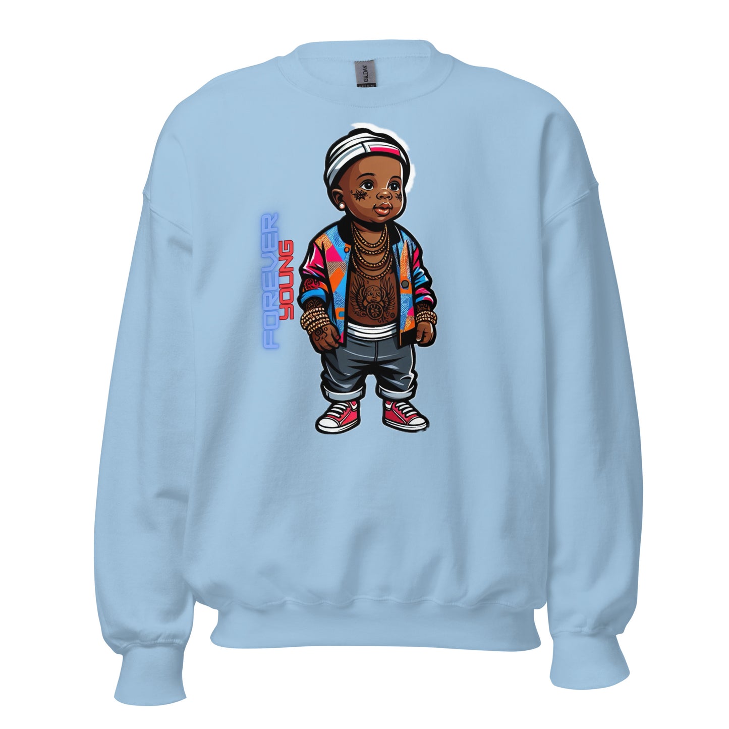 Forever Young by Amagiri Young Unisex Sweatshirt