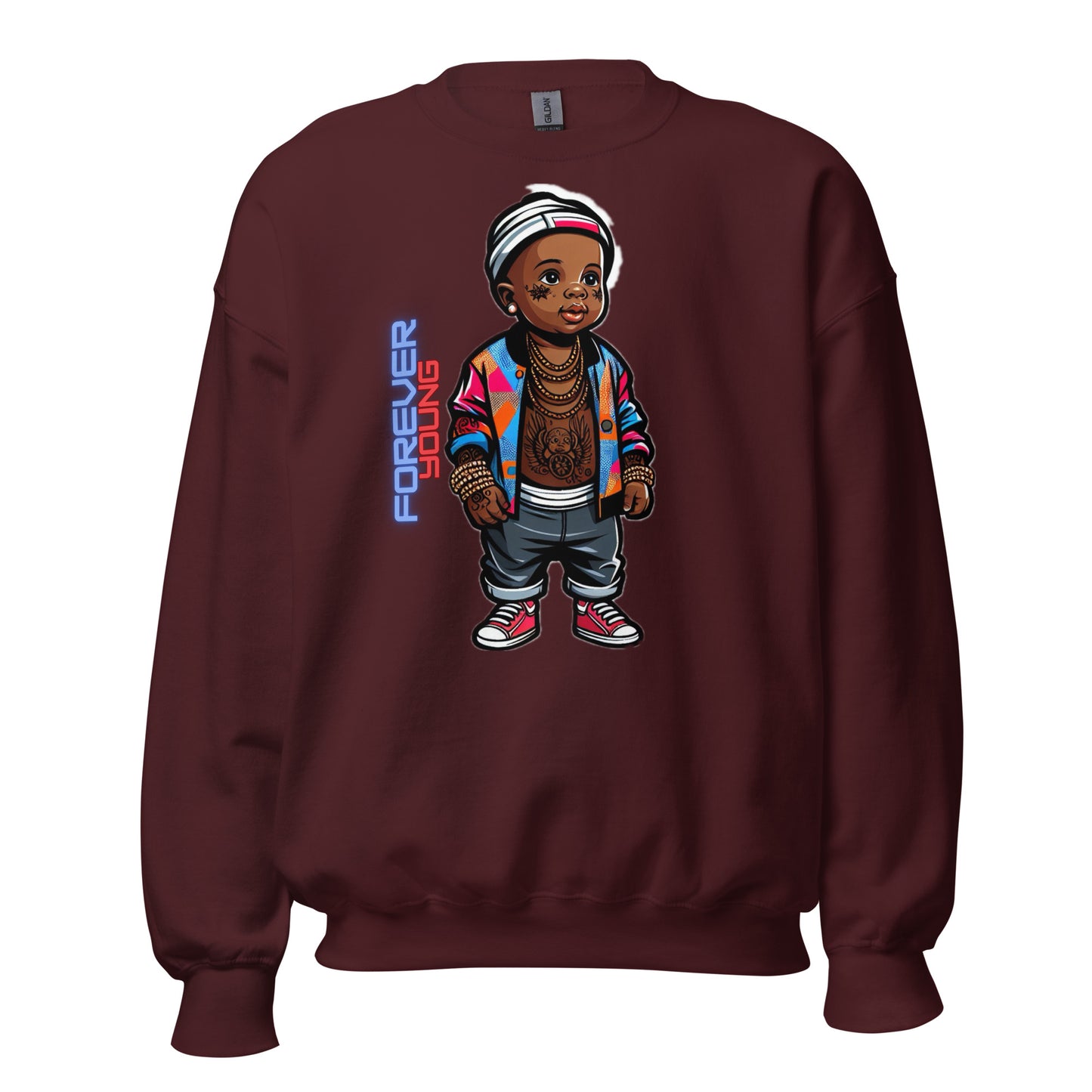 Forever Young by Amagiri Young Unisex Sweatshirt