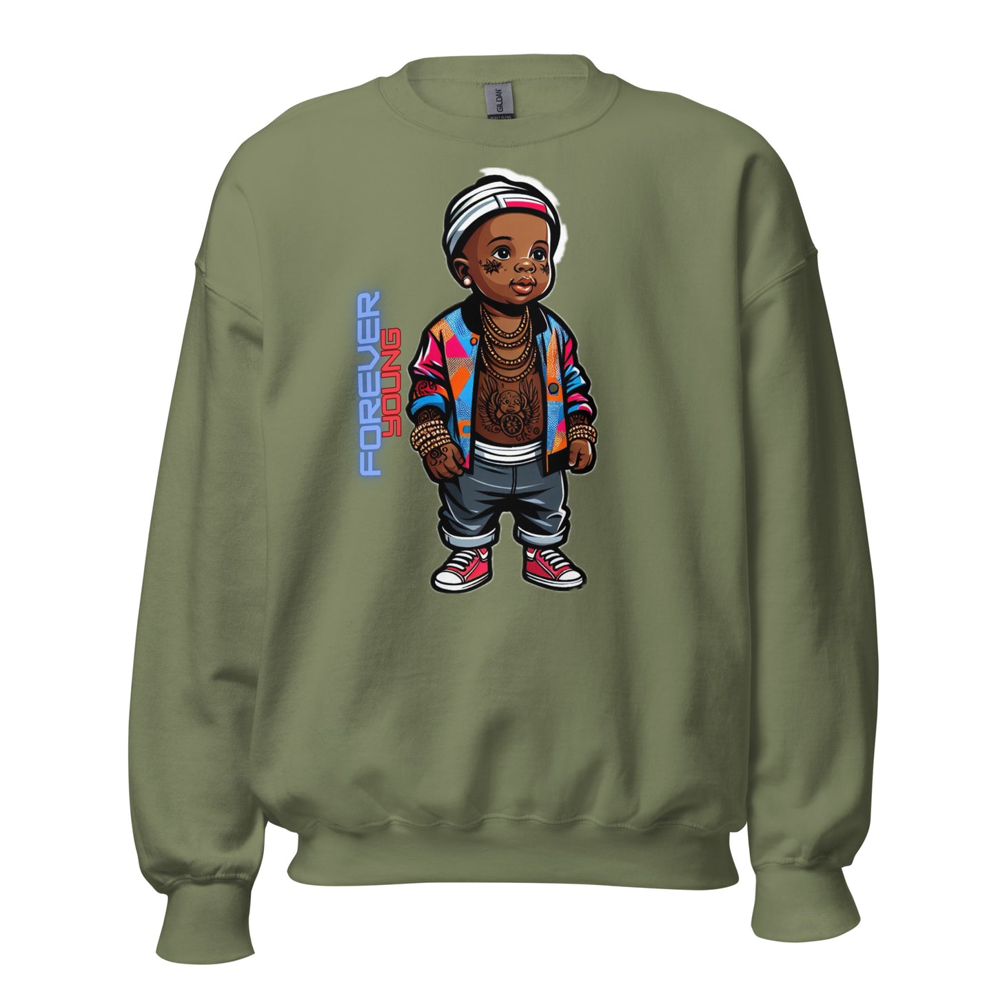 Forever Young by Amagiri Young Unisex Sweatshirt