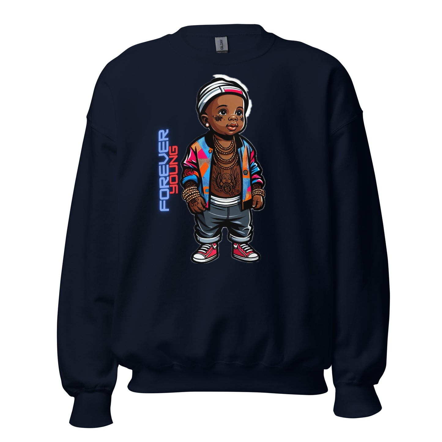 Forever Young by Amagiri Young Unisex Sweatshirt