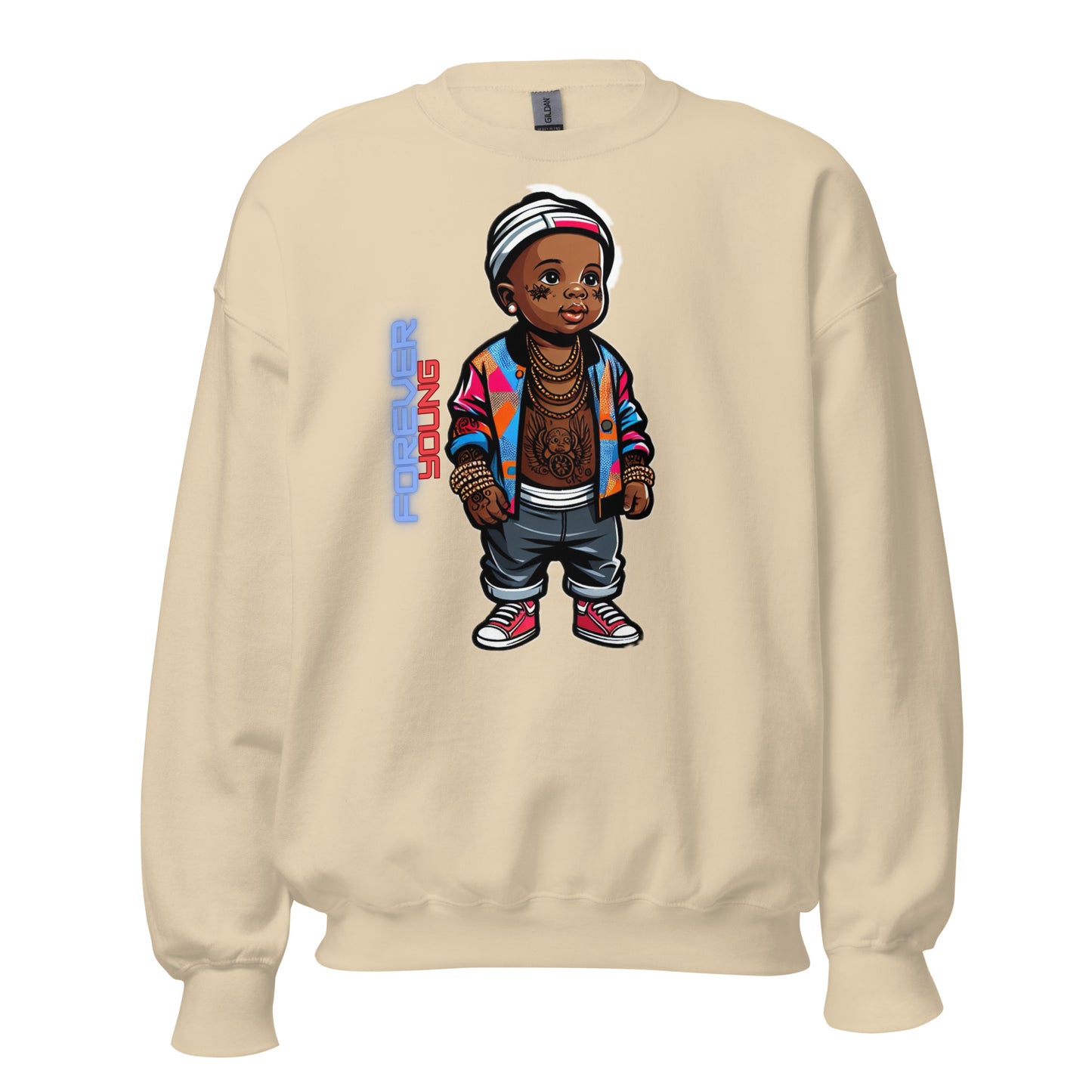 Forever Young by Amagiri Young Unisex Sweatshirt