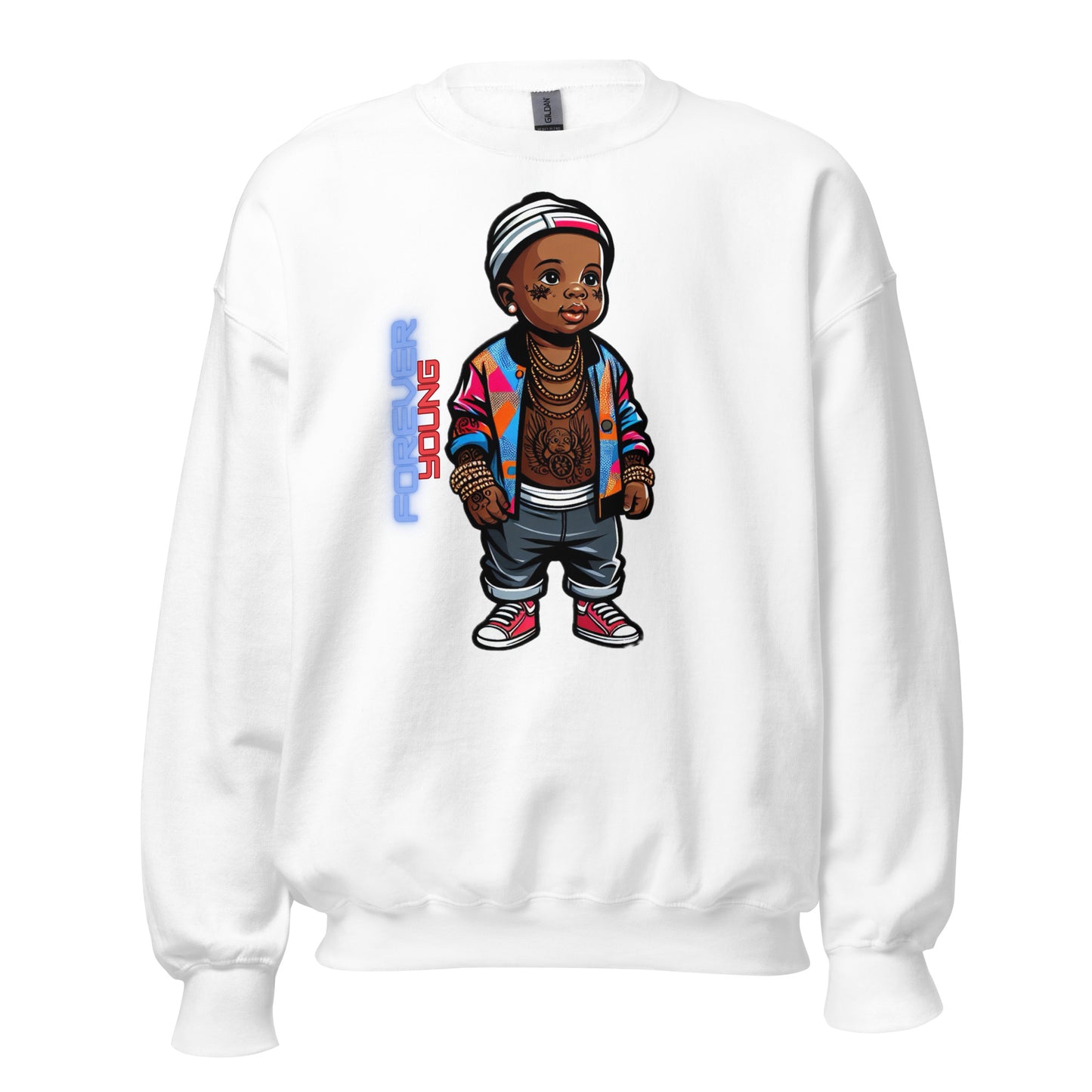 Forever Young by Amagiri Young Unisex Sweatshirt