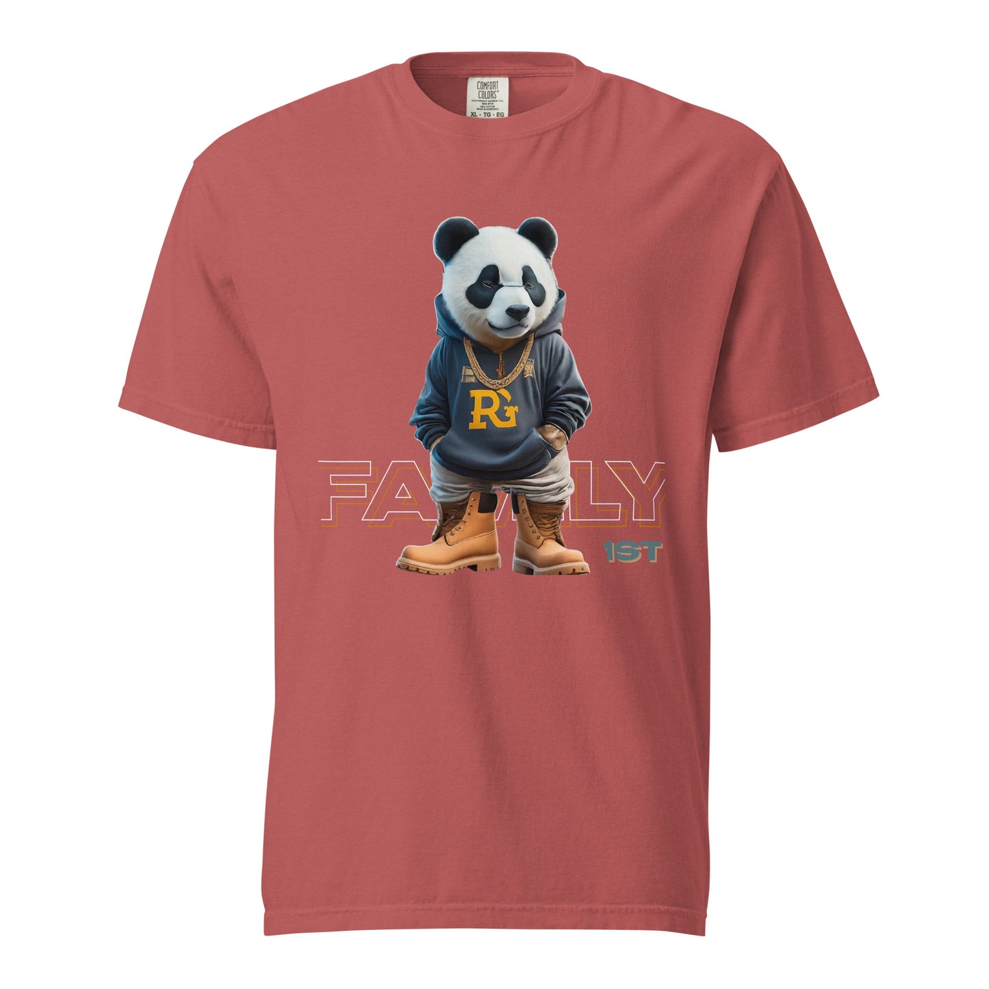 Family 1st Unisex garment-dyed heavyweight t-shirt