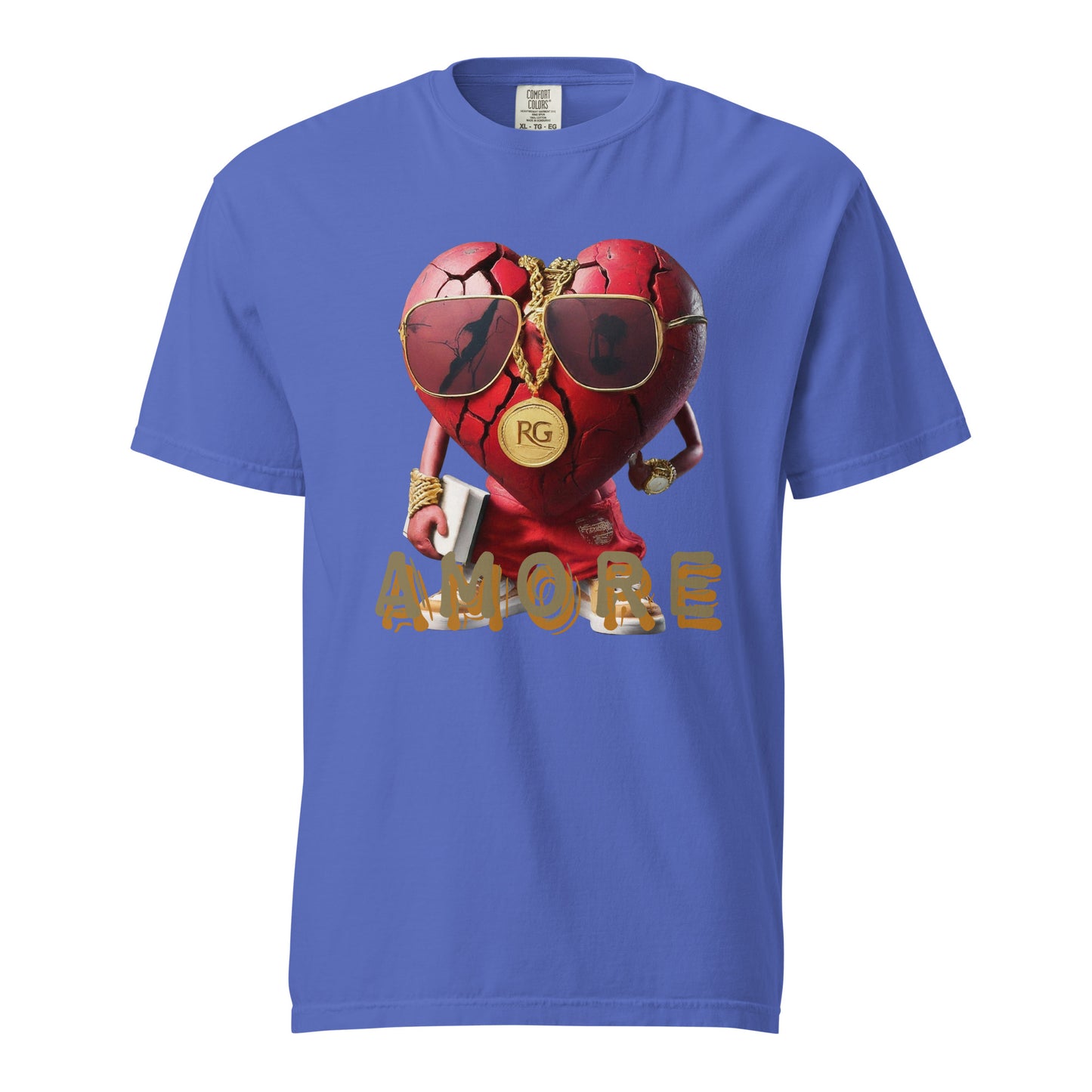 Amore Unisex garment-dyed heavyweight t-shirt