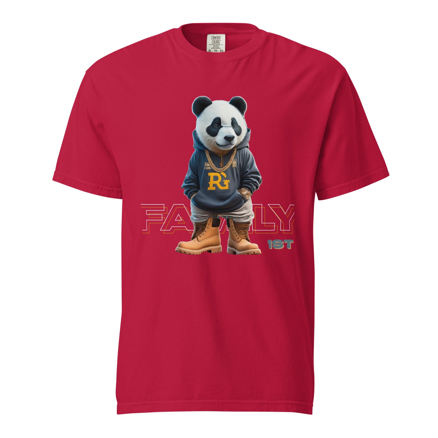 Family 1st Unisex garment-dyed heavyweight t-shirt