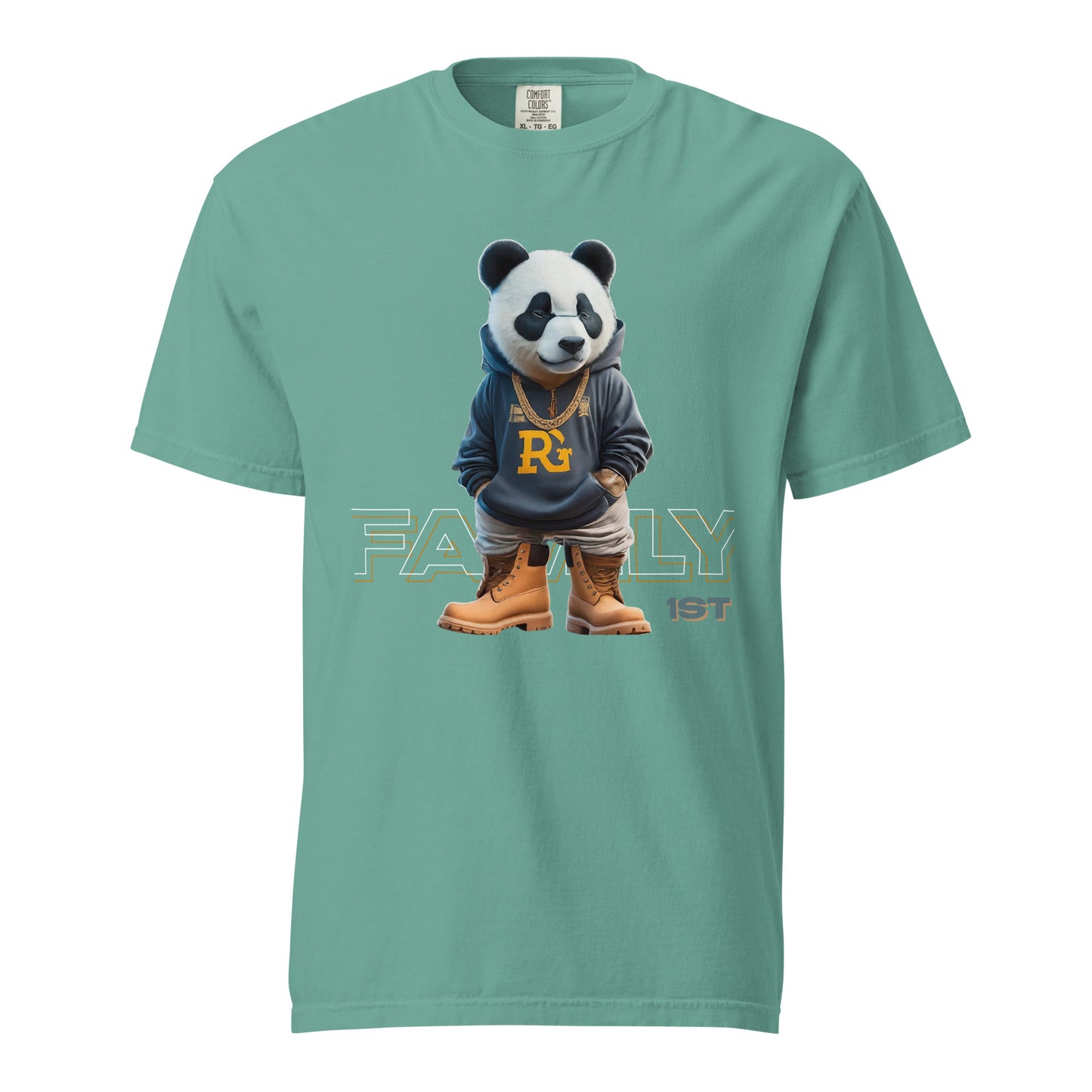 Family 1st Unisex garment-dyed heavyweight t-shirt
