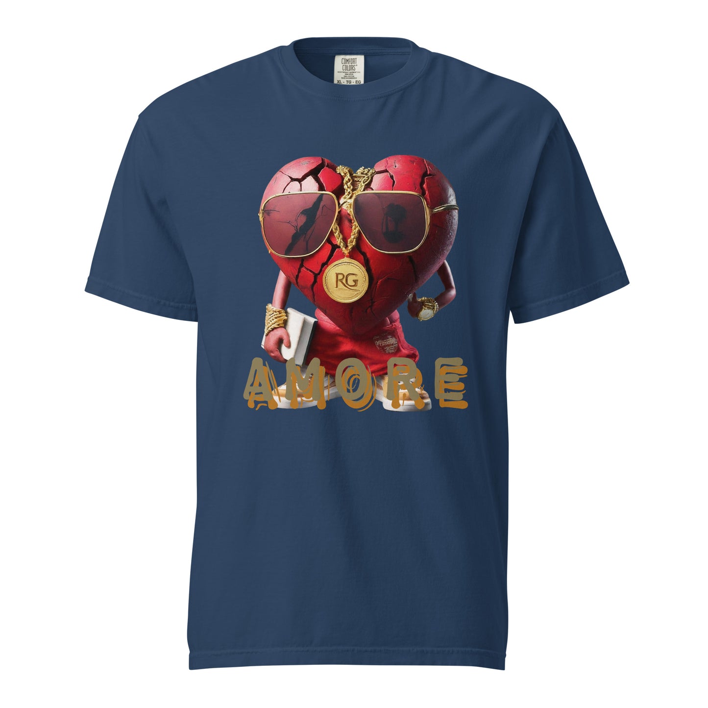 Amore Unisex garment-dyed heavyweight t-shirt