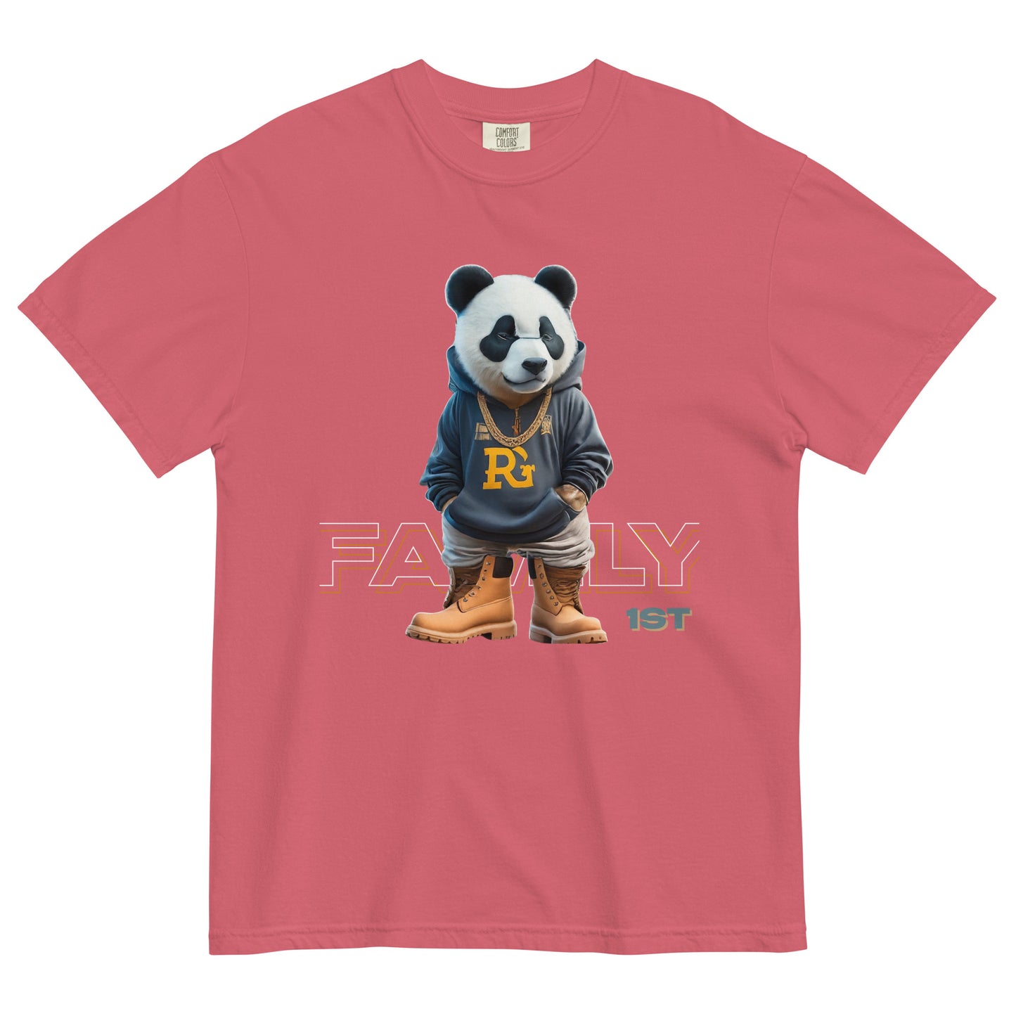 Family 1st Unisex garment-dyed heavyweight t-shirt