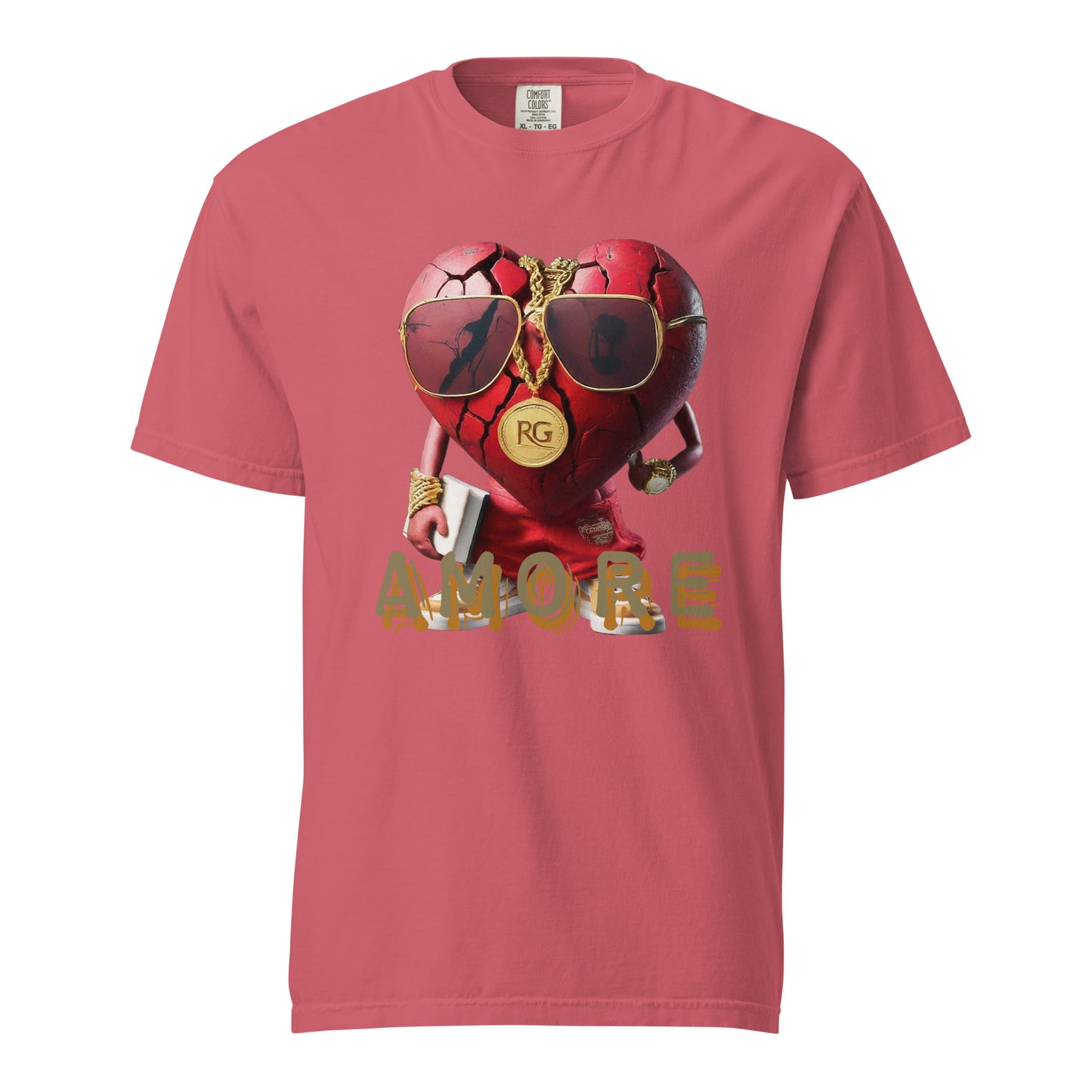 Amore Unisex garment-dyed heavyweight t-shirt