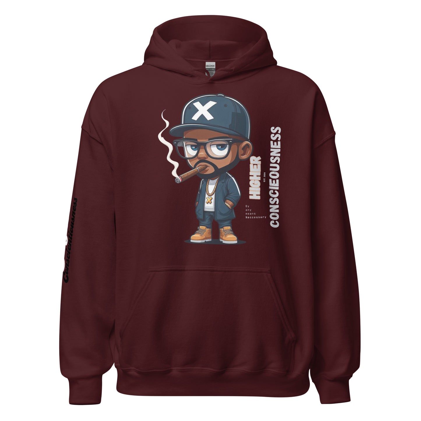 Higher Consciousness Unisex Hoodie by Amagiri Young
