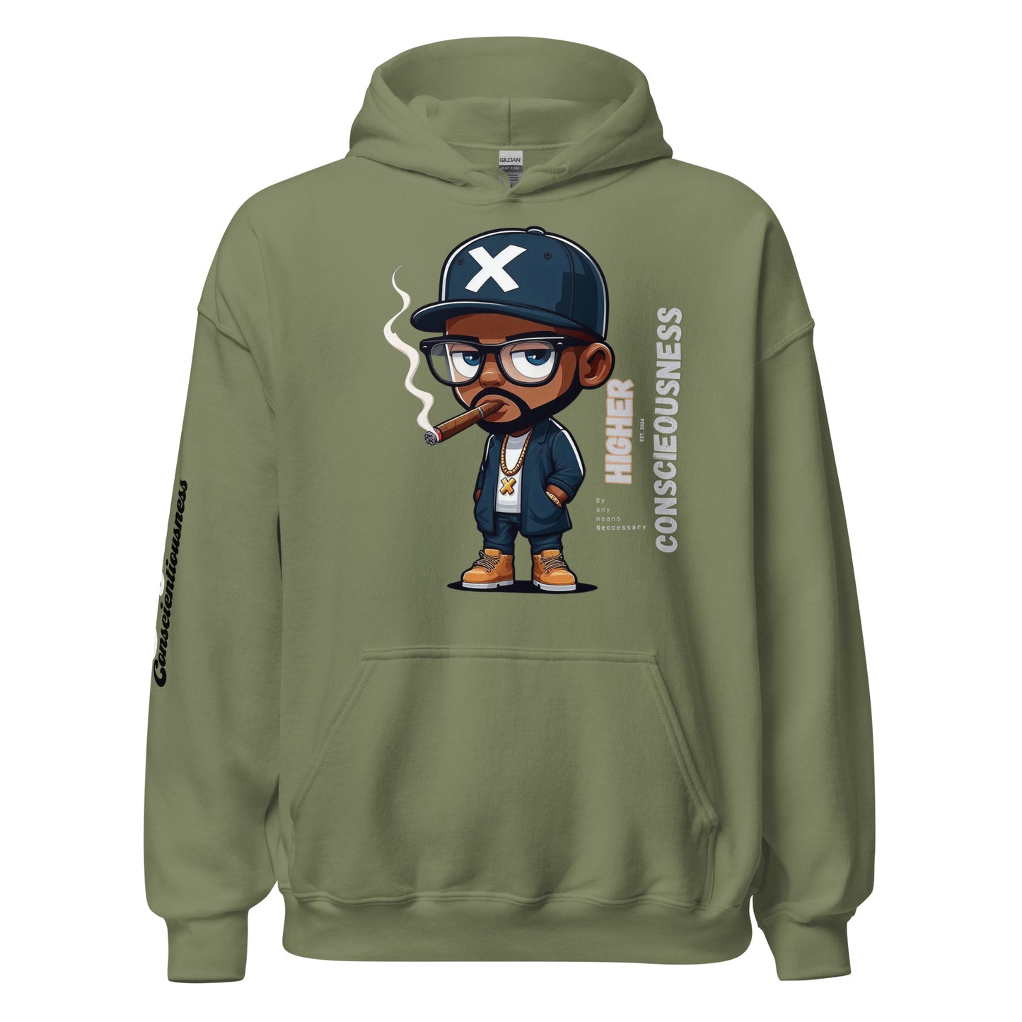 Higher Consciousness Unisex Hoodie by Amagiri Young