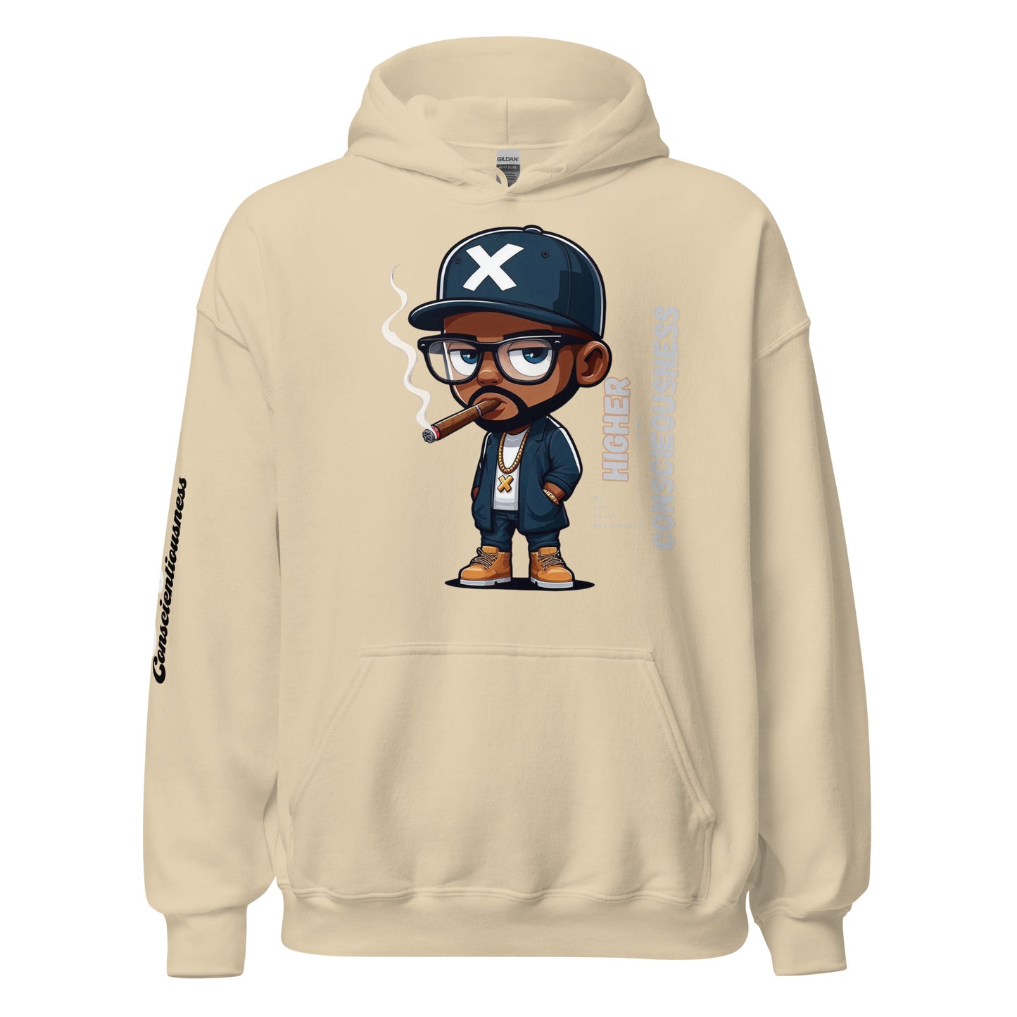 Higher Consciousness Unisex Hoodie by Amagiri Young