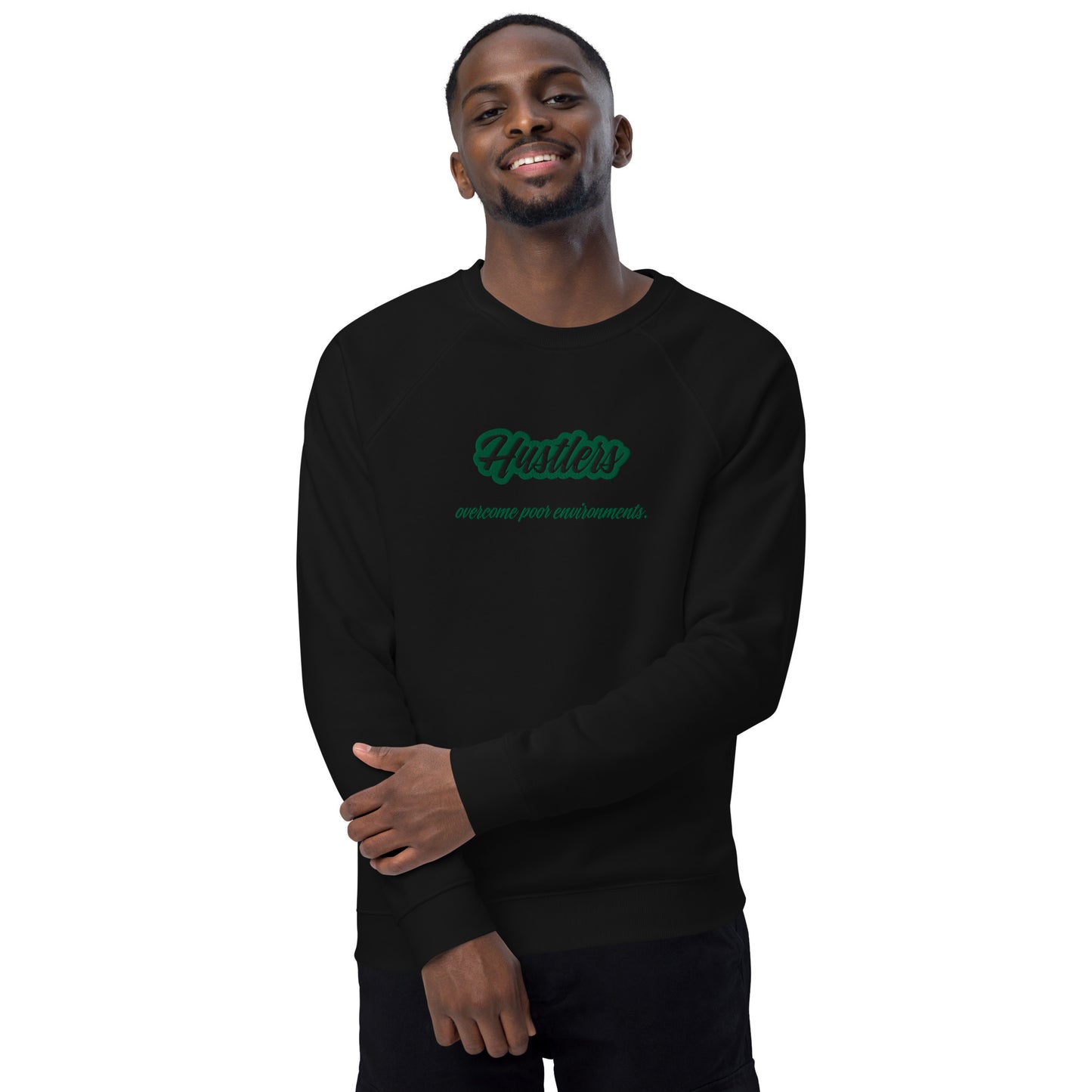 Hustlers Unisex organic sweatshirt by Amagiri Young