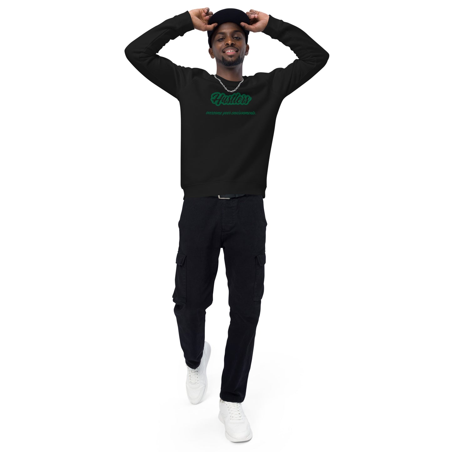 Hustlers Unisex organic sweatshirt by Amagiri Young