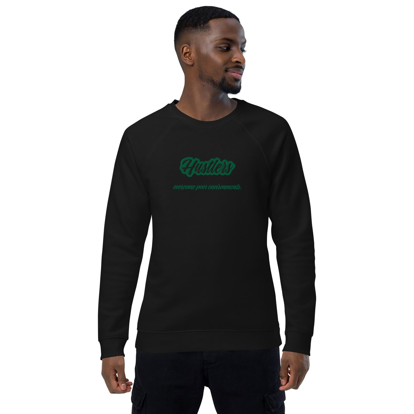 Hustlers Unisex organic sweatshirt by Amagiri Young
