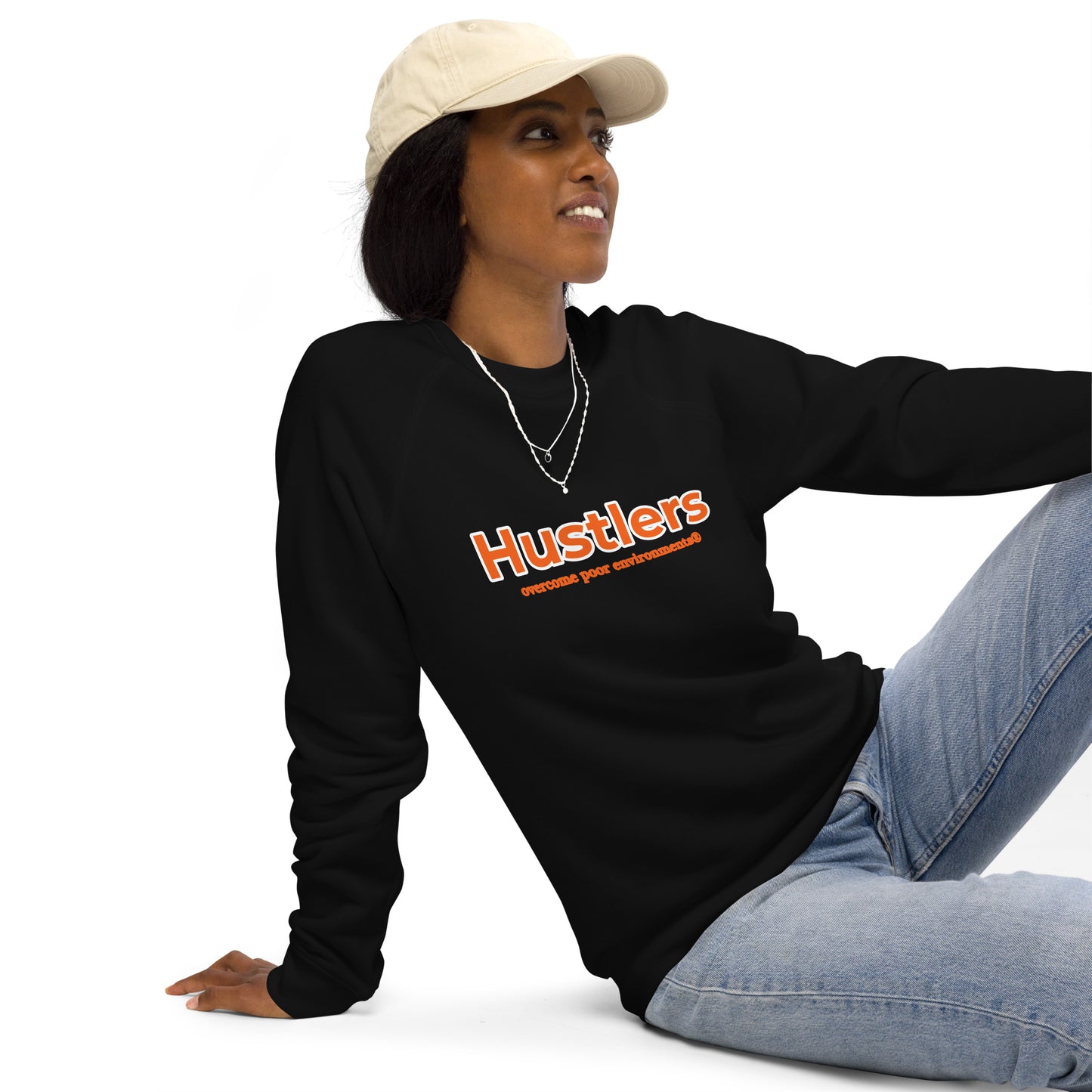 Hustlers orange sweatshirt by Amagiri Young