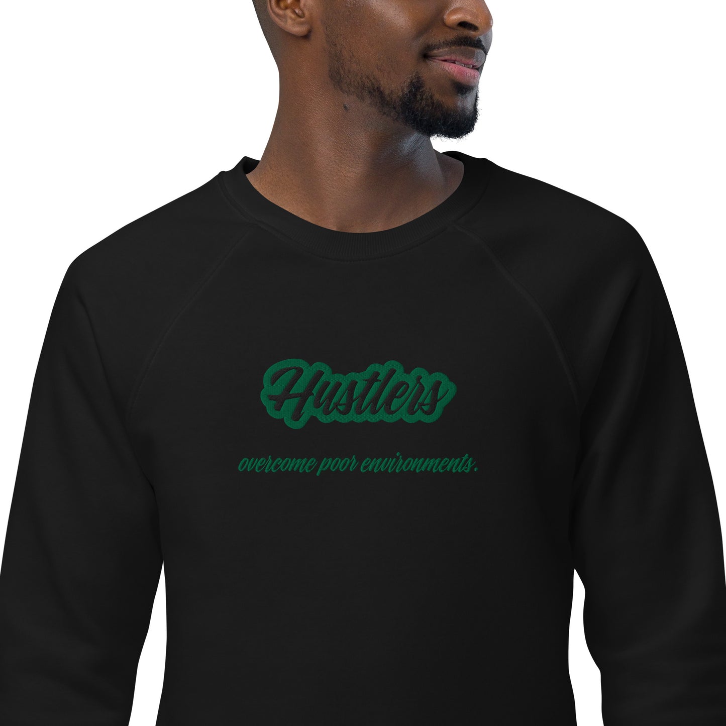 Hustlers Unisex organic sweatshirt by Amagiri Young