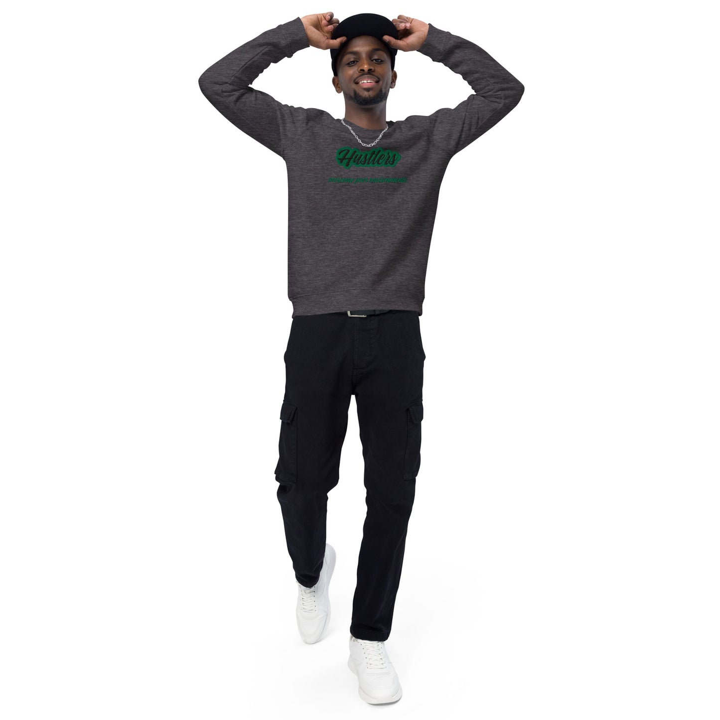 Hustlers Unisex organic sweatshirt by Amagiri Young