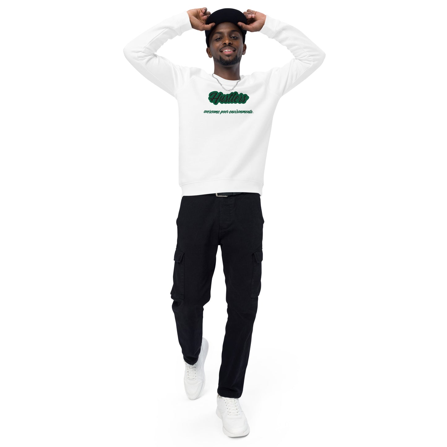 Hustlers Unisex organic sweatshirt by Amagiri Young