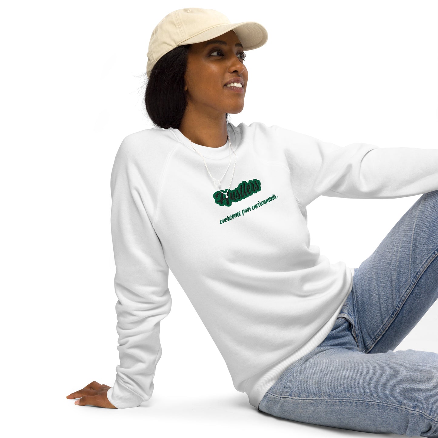 Hustlers Unisex organic sweatshirt by Amagiri Young