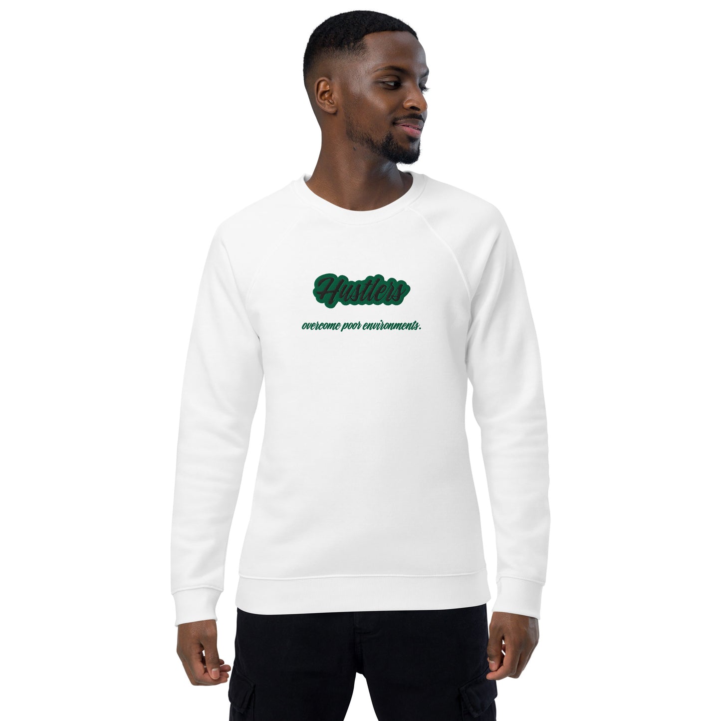 Hustlers Unisex organic sweatshirt by Amagiri Young