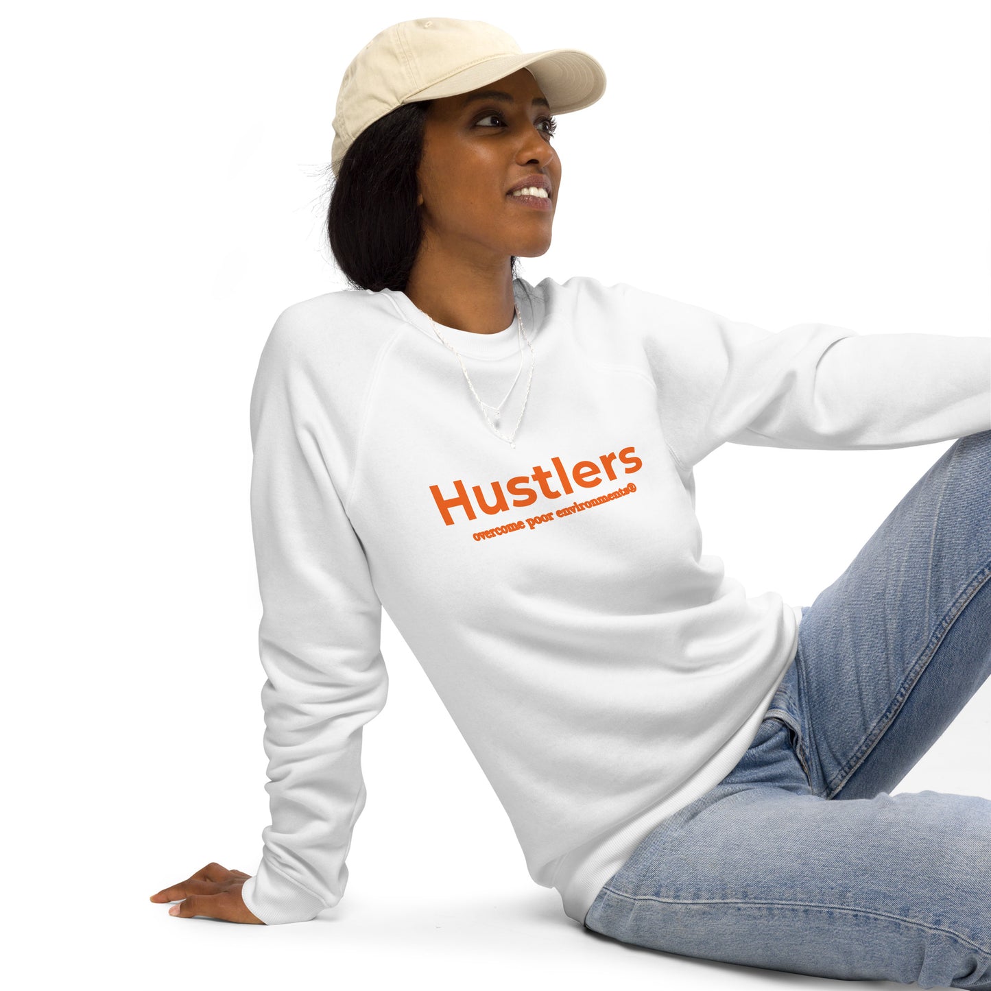 Hustlers orange sweatshirt by Amagiri Young