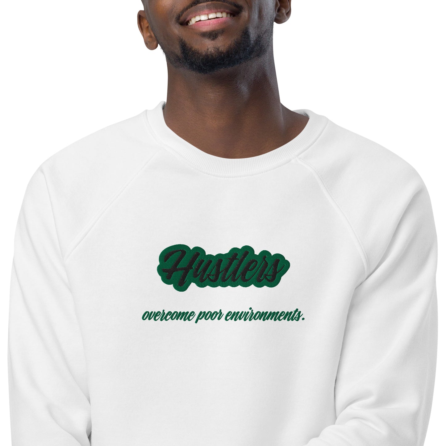 Hustlers Unisex organic sweatshirt by Amagiri Young