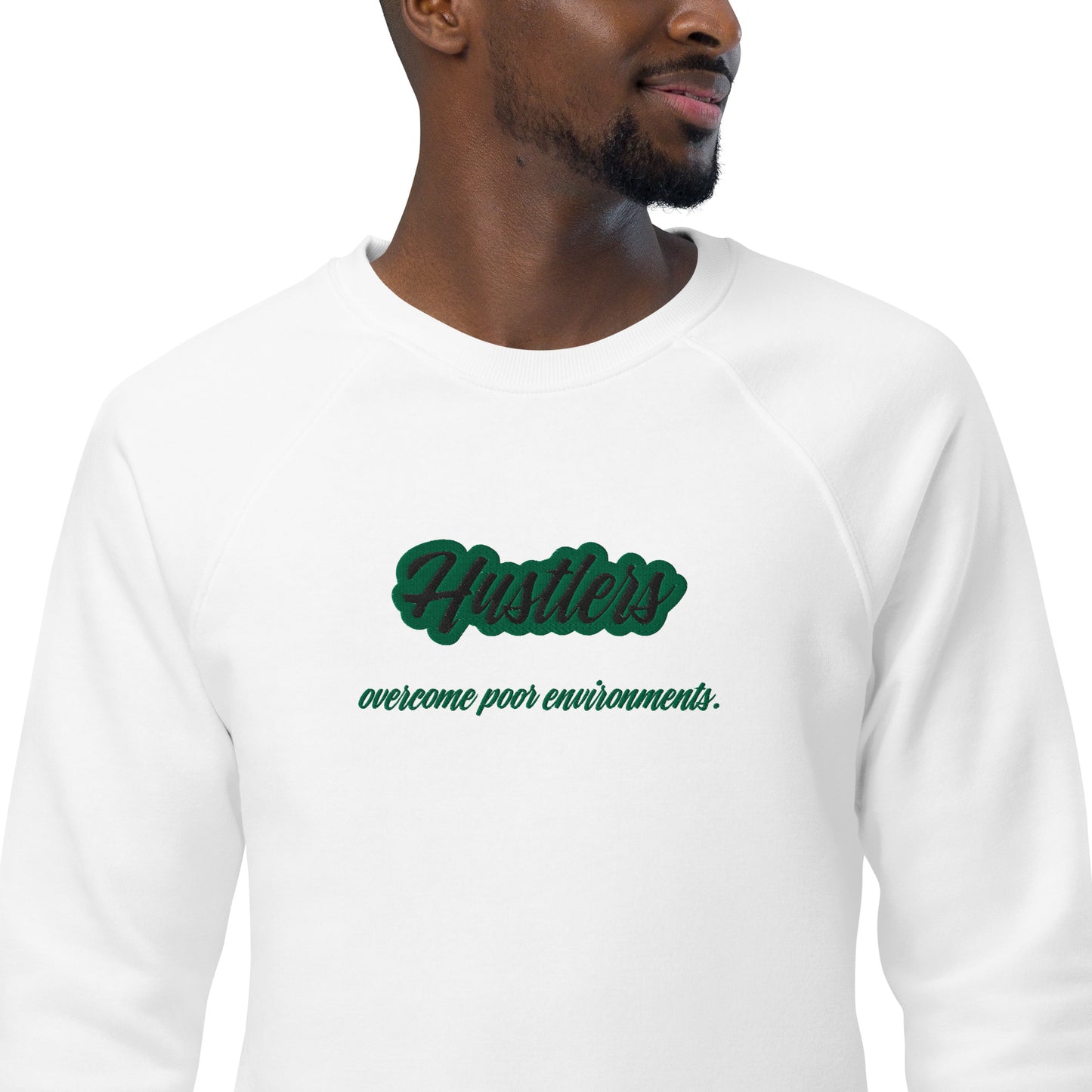 Hustlers Unisex organic sweatshirt by Amagiri Young