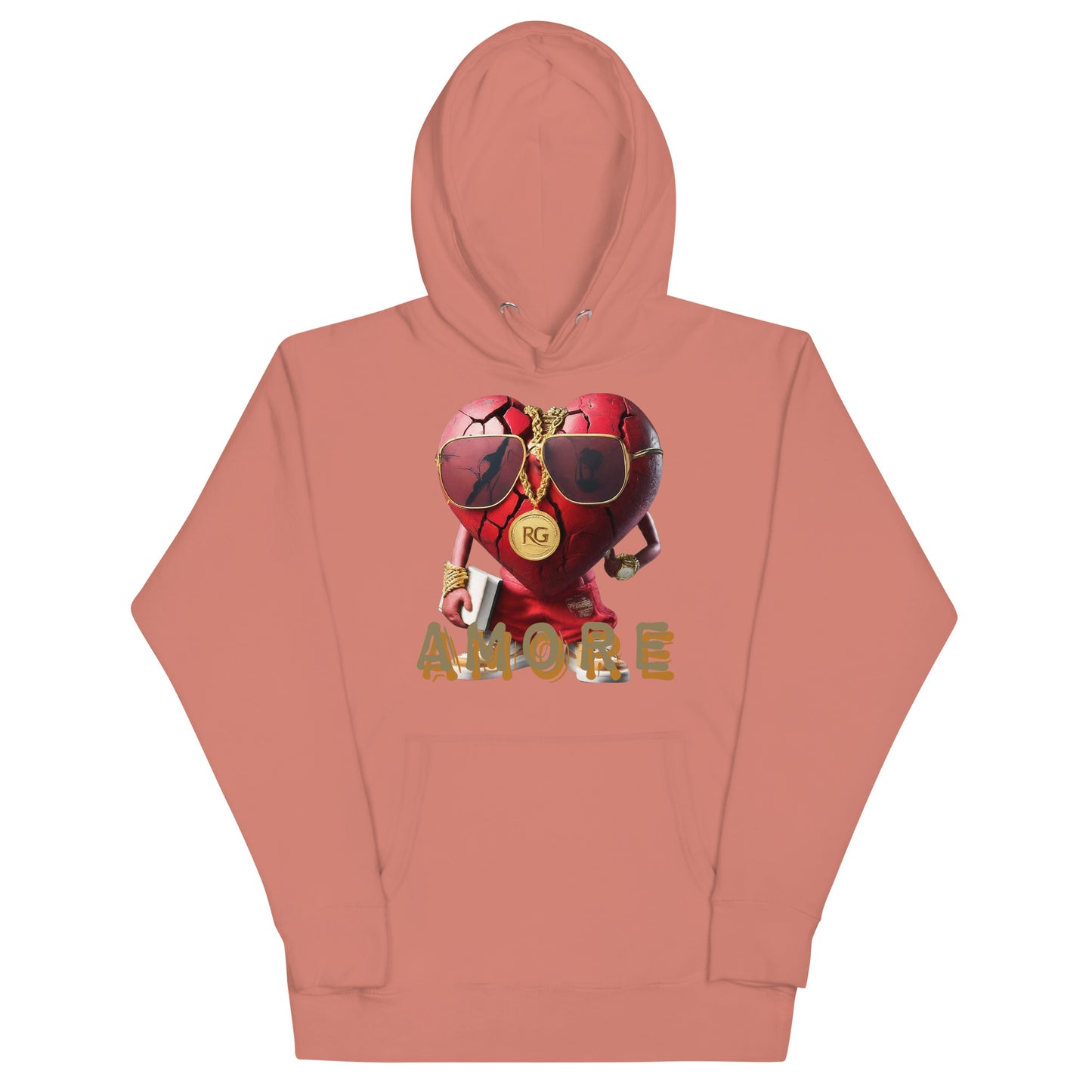 Amore Heart Unisex Hoodie