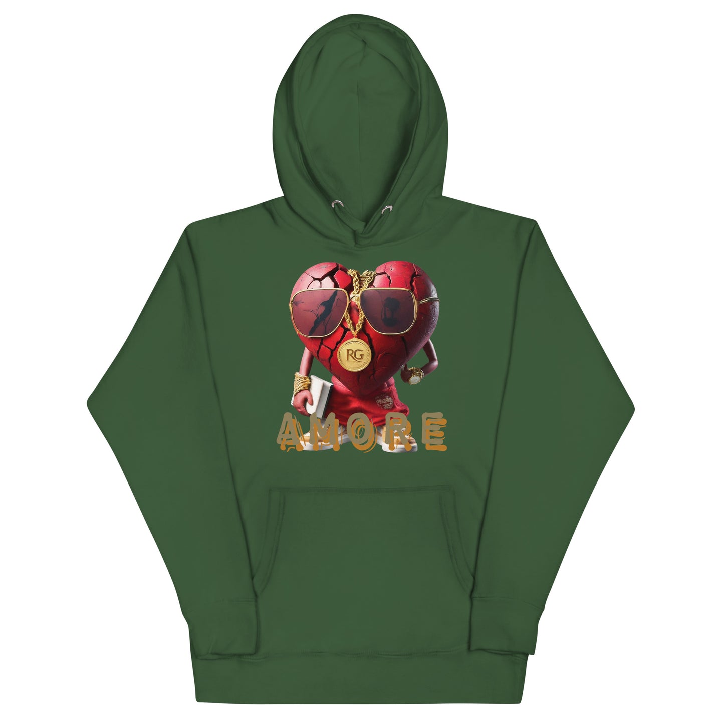 Amore Heart Unisex Hoodie