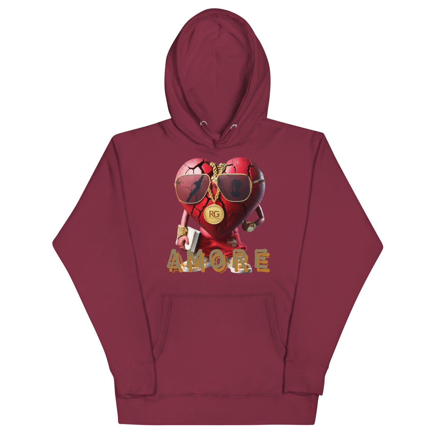 Amore Heart Unisex Hoodie