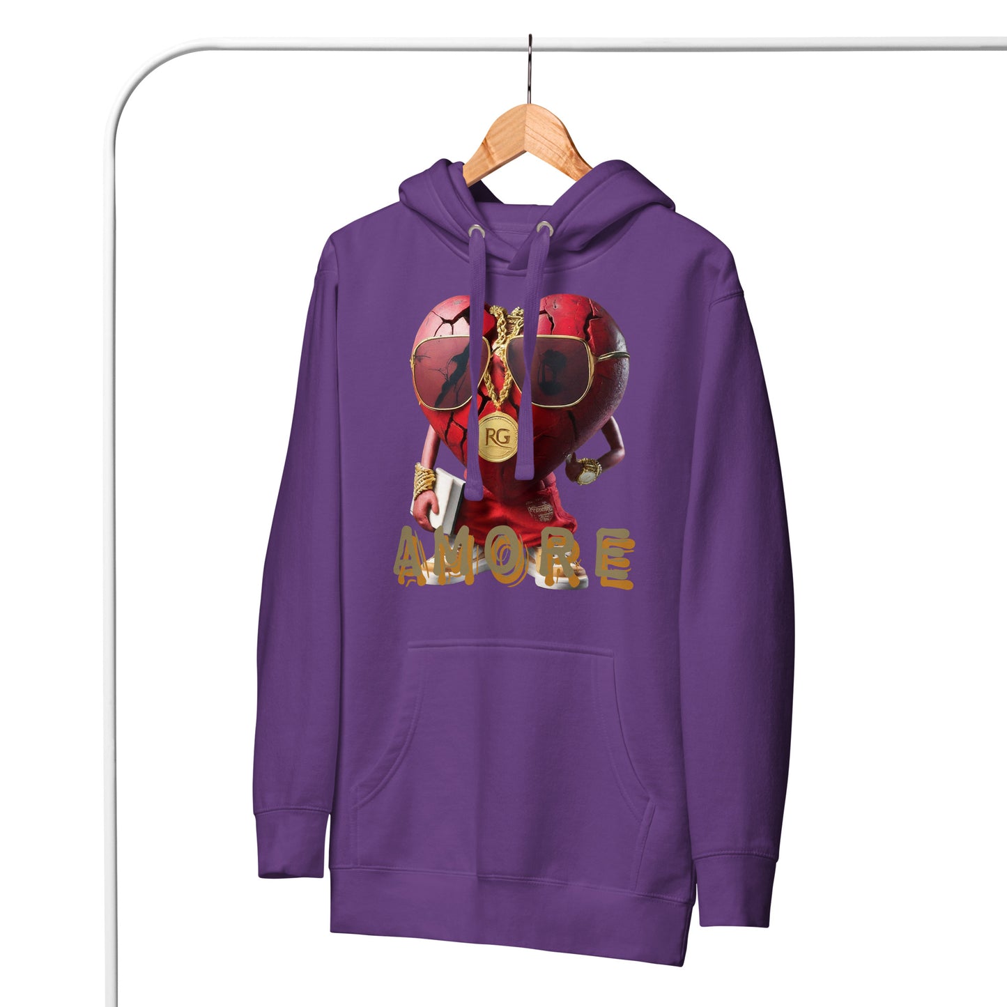 Amore Heart Unisex Hoodie