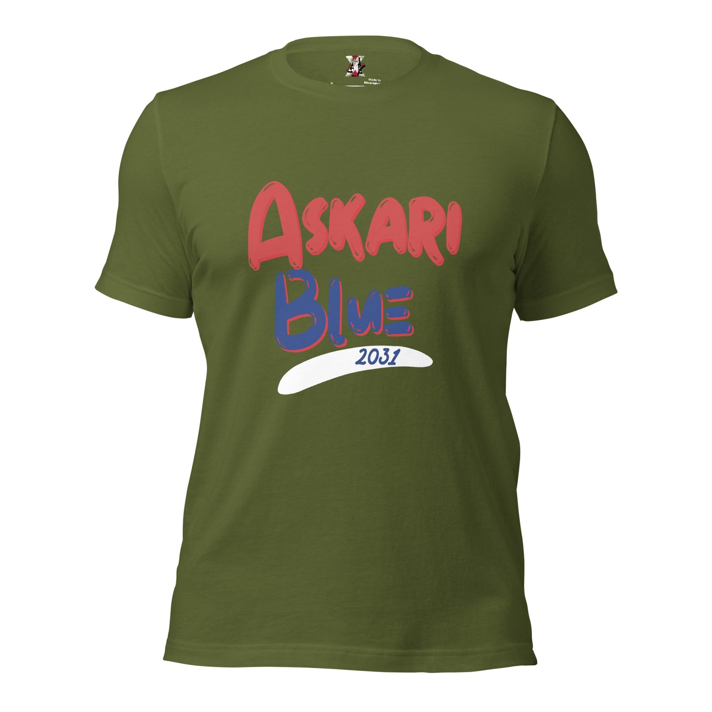 Askari Blue t-shirt Amagiri Young
