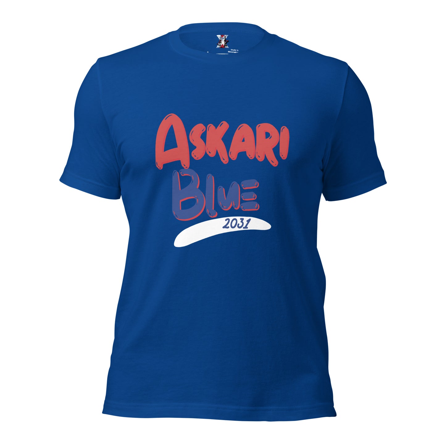 Askari Blue t-shirt Amagiri Young