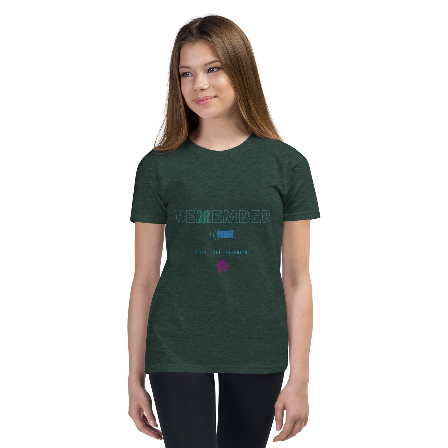 Remember Me Youth Short Sleeve T-Shirt by Princess Lia