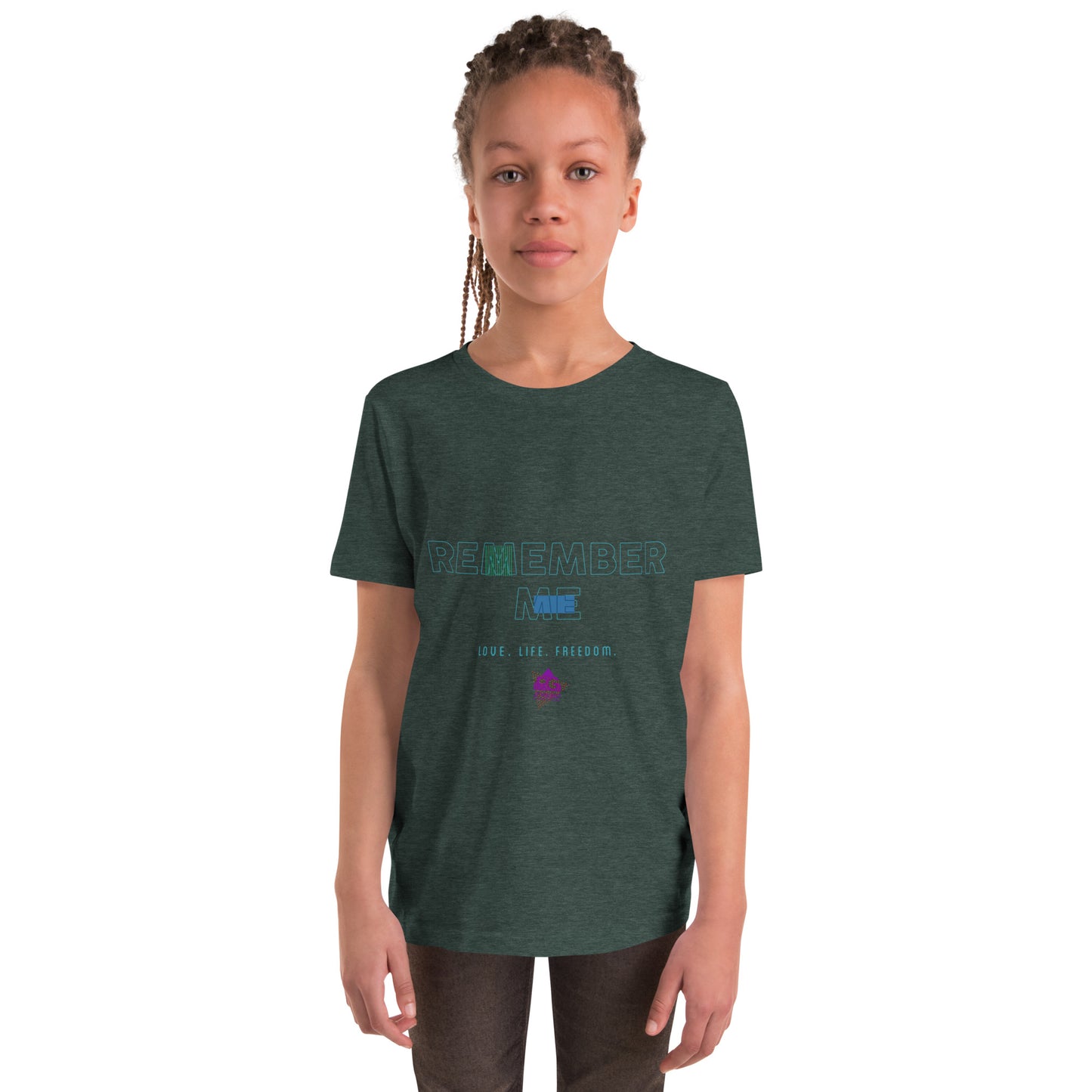 Remember Me Youth Short Sleeve T-Shirt by Princess Lia