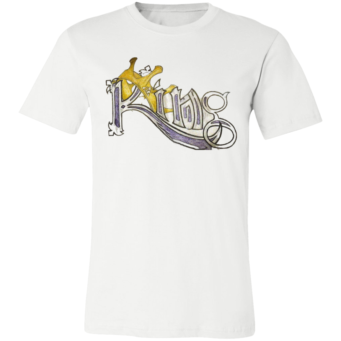 King Unisex Jersey Short-Sleeve T-Shirt by Amagiri Young