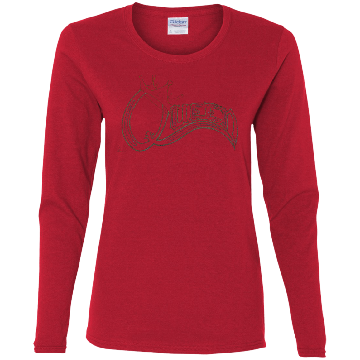 Queen Ladies' Cotton LS T-Shirt