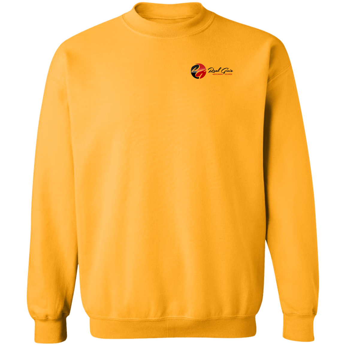 Real Geez Crewneck Pullover Sweatshirt 8 oz.