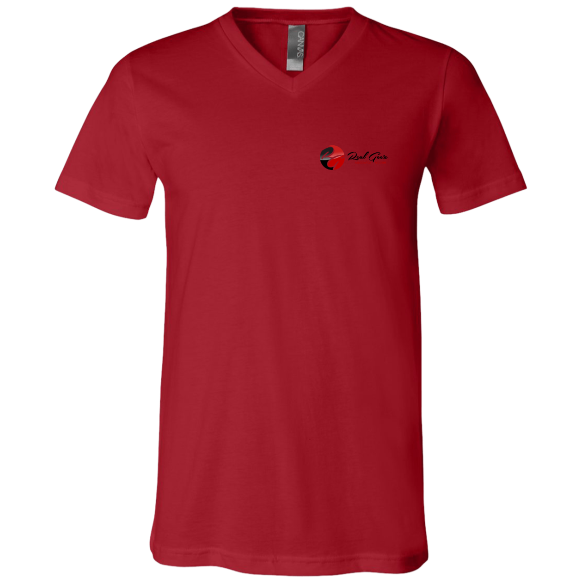 Real Geez Unisex Jersey SS V-Neck T-Shirt