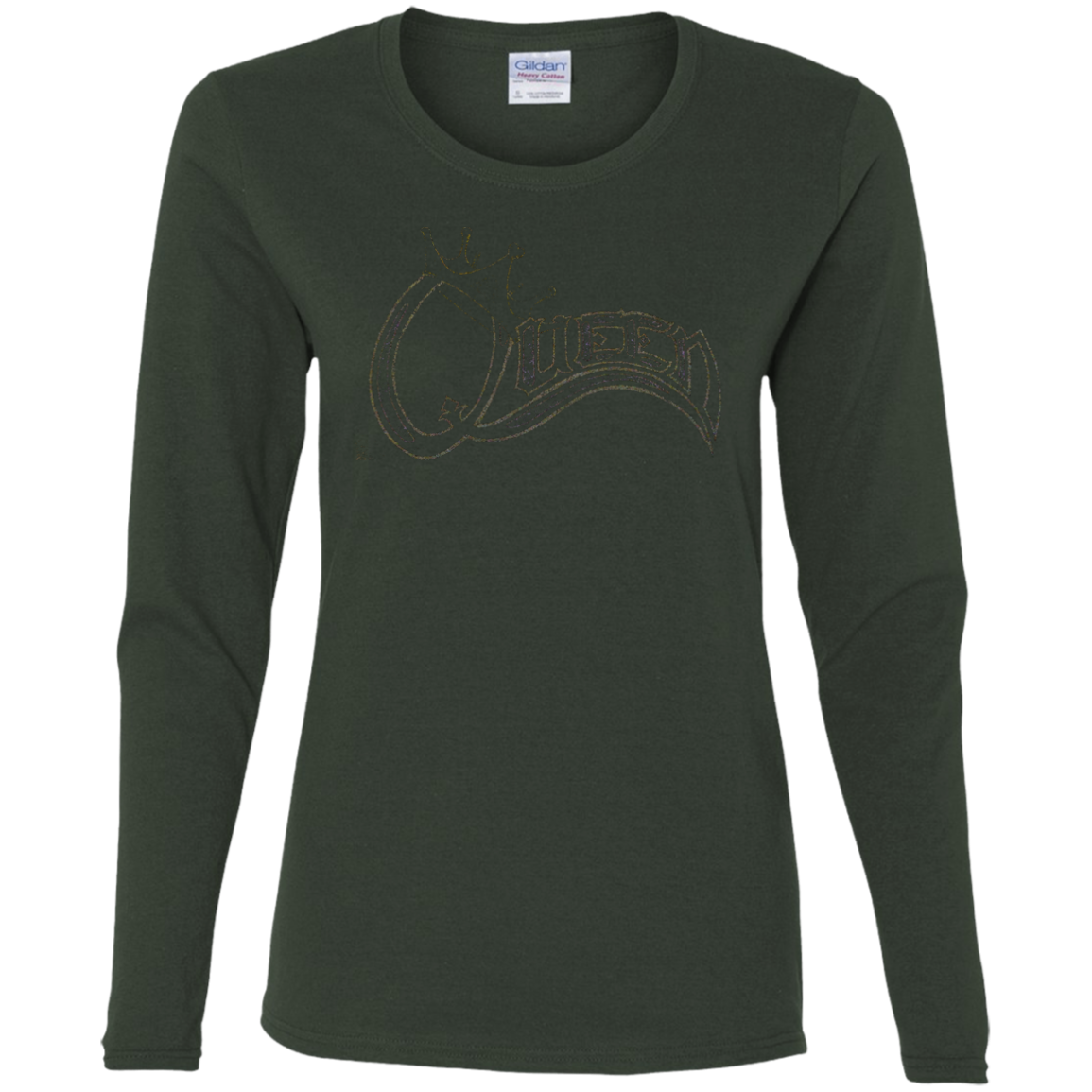 Queen Ladies' Cotton LS T-Shirt