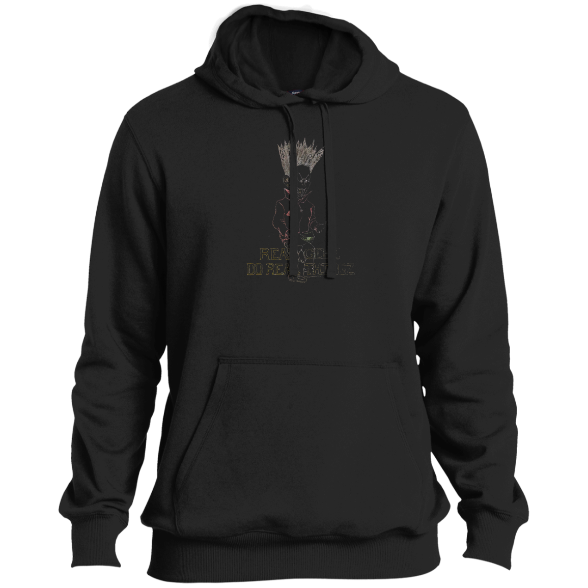 Real Geez Cartoon Pullover Hoodie
