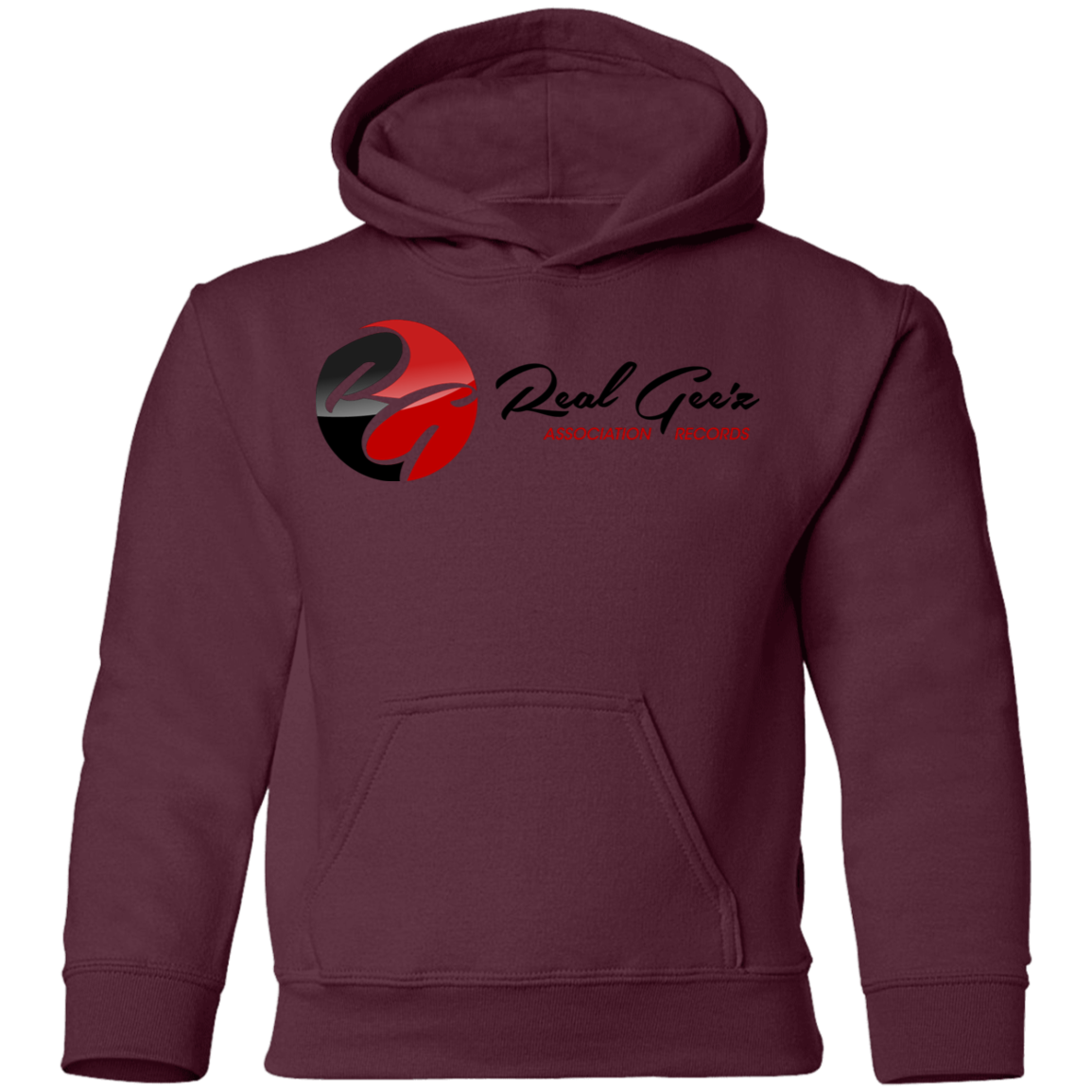 Real Geez Youth Pullover Hoodie Front