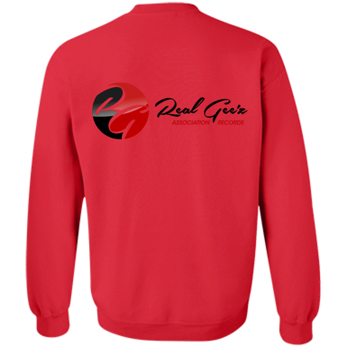 Real Geez Crewneck Pullover Sweatshirt 8 oz.