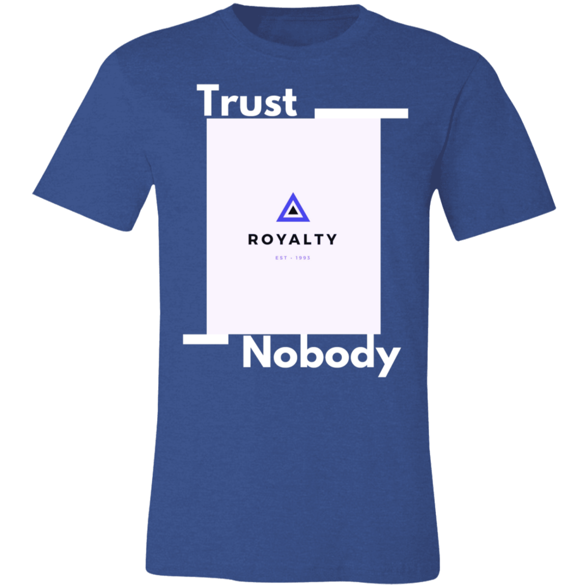 Retro Trust Nobody Short-Sleeve T-Shirt by Amagiri Young