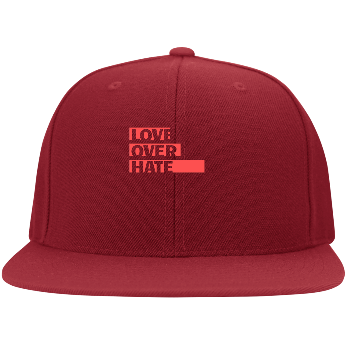 Love Over Hate Flexfit Cap