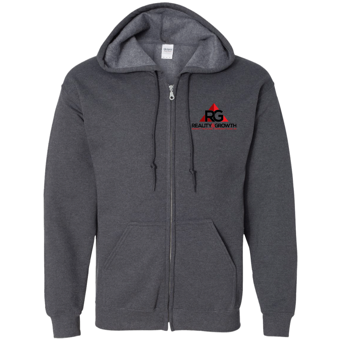 RG Zip Up Hooded Sweatshirt