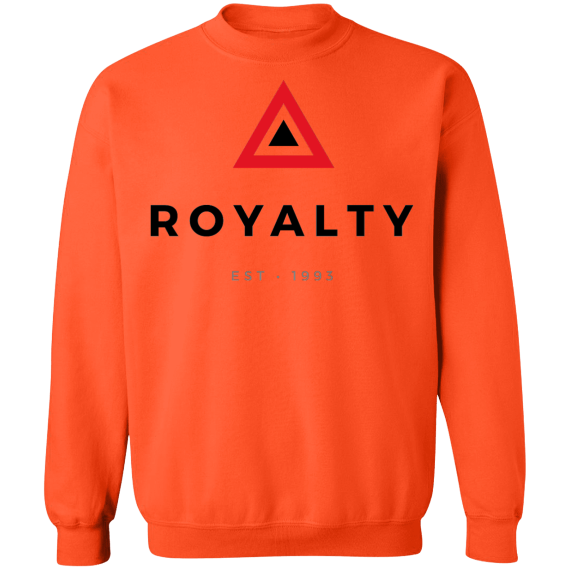 Royalty B Crewneck Pullover Sweatshirt 8 oz.