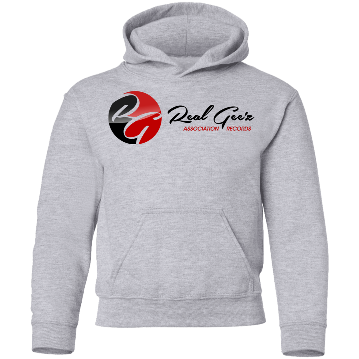 Real Geez Youth Pullover Hoodie Front